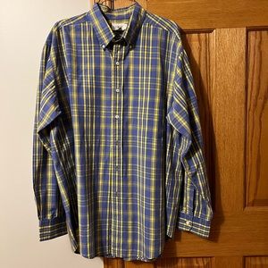 J. Crew men’s button-down plaid shirt, LARGE